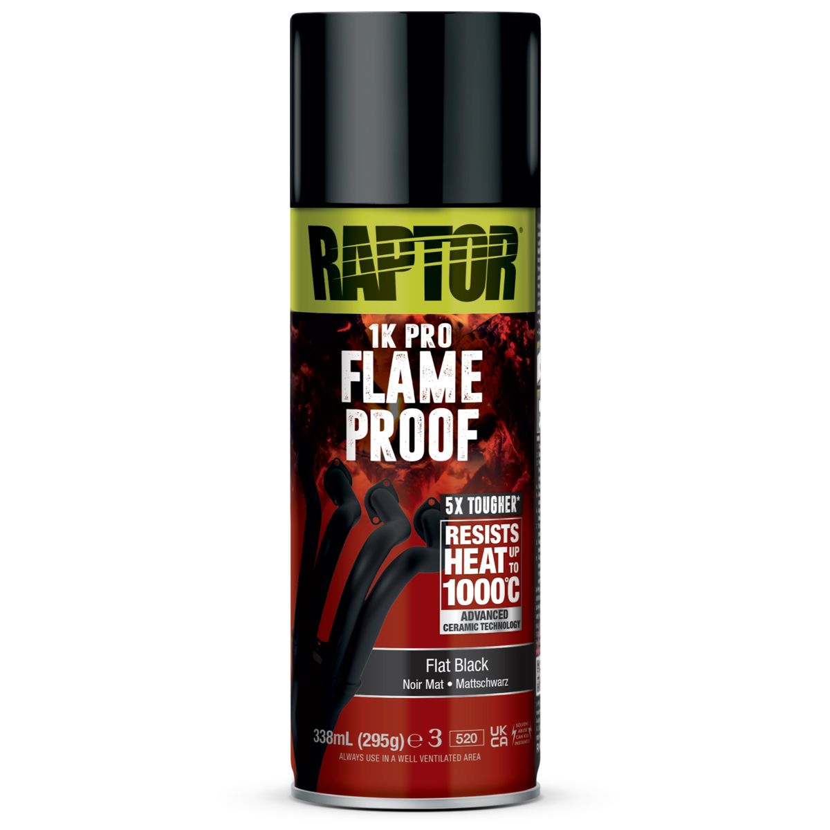 Raptor 1K Pro - Flame Proof 1000 Celsius Aerosol 295grams